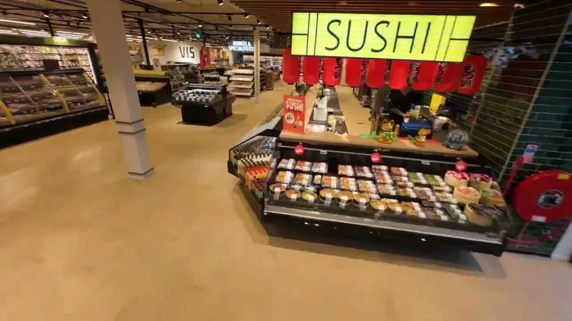 Opname bij de opening van Jumbo Kooistra