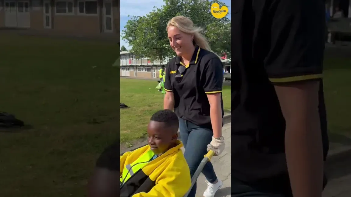 Beeld uit de social media-video voor Schone Wijk