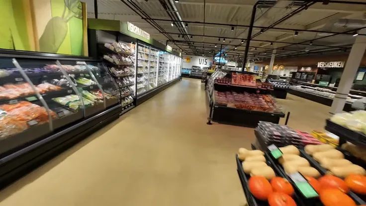 FPV dronevideo van de winkelopening van Jumbo Kooistra in Sneek