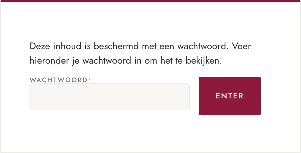 Ingang klantenportaal op de website van torenbeek.nl