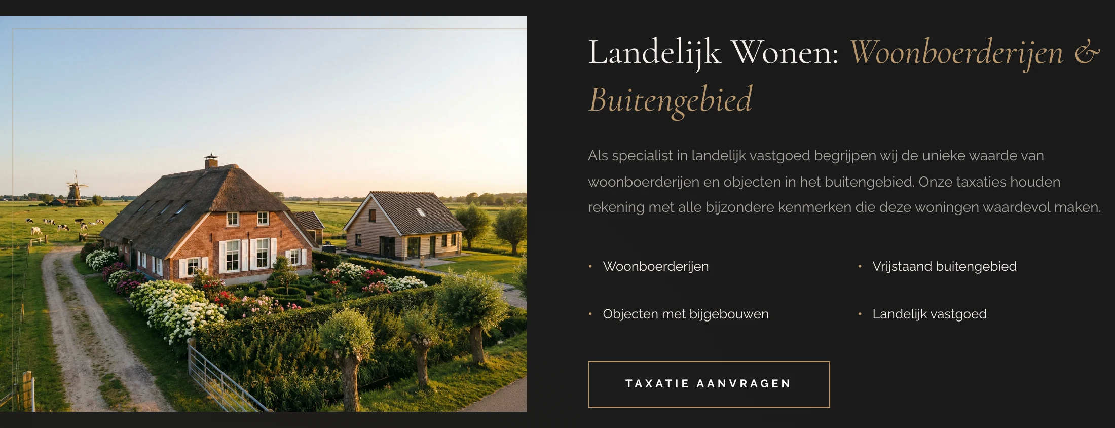 Een specialisatie op de website van ybtaxaties.nl