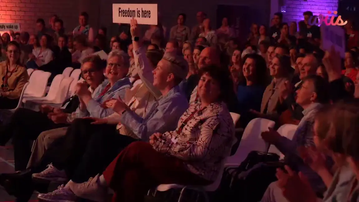 Stilstaand beeld uit de aftermovie van de WiiS-studiedag